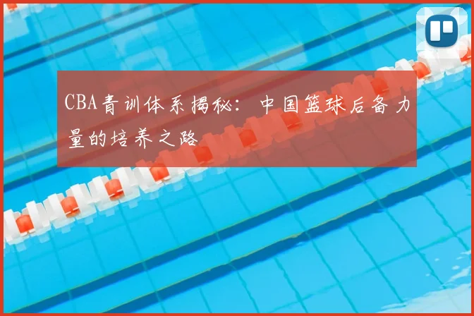 CBA青训体系揭秘:中国篮球后备力量的培养之路